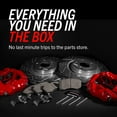 thumbnail image 2 of PowerStop Front Z23 Evolution Sport Brake Pad and Rotor Kit with Red Powder Coated Calipers Fits: FORD Select Models KC5588, 2 of 2