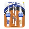 thumbnail image 1 of Spinbrush Pro+ Deep Clean Value Pack, cepillo de dientes con batería para adultos, 2 cepillos y 4 cabezales de repuesto, 1 of 4