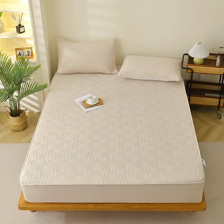 

LWVITH 2024 New Water Proof Bed Hats Single Piece Thickened Cotton Mattress Protector Fall And Winter Bedspread Bed Sheet Clearance Sale