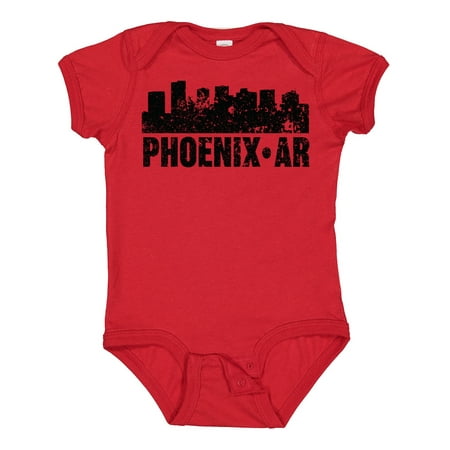 

Inktastic Phoenix Skyline Grunge Gift Baby Boy or Baby Girl Bodysuit