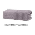 thumbnail image 3 of 29.5x12.9in Cotton Bath Towel - Oversized Soft Absorbent Towel for Shower Spa(Gray), 3 of 6