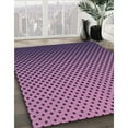 thumbnail image 2 of Ahgly Company Indoor Square Patterned Purple Iris Purple Area Rugs, 5' Square, 2 of 6