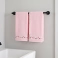 thumbnail image 5 of REGALWOVEN Floral Embroidered Hand Towels for Bathroom, 13 x 29 Inch Soft Absorbent Decorative Towel for Bath, Kitchen, Spa, Gym Pink 2-Piece, 5 of 5
