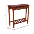 thumbnail image 2 of D-Art Collection Mahogany Honey Entrance Wall Table, 2 of 2