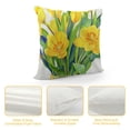 thumbnail image 4 of Nawypu Yellow Tulips Flowers Pillowcases Nature Floral Print Pillow Case Decorative Throw Pillow Cover for Home Sofa Office, 4 of 5