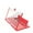 Red, variant on Phone Screen Magnifier - 12in Folding Stand, 3-4X Enlargement for Video Watching, Desktop & Travel Use(Red)
