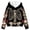 A69 Black, variant on Halloween Sweaters for Women Skeleton Floral Graphic Crewneck Sweater Long Sleeve Gothic Pullover Vintage Skull Sweaters Fall Cardigan S