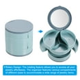 thumbnail image 4 of Unique Bargains Rotating Jewelry Organizer, 4 Layer Small Jewelry Storage Box Mirror Jewelry Case Holder Style 1, Blue, 4 of 6