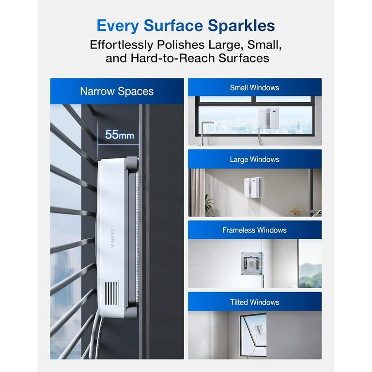 ECOVACS WINBOT Mini Window Cleaning Robot - Compact Design