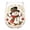 #Snowman, variant on 2D Christmas Glass Cup, Festive Printed Holiday Drinkware with Santa Snowman Reindeer or Christmas Tree, Clear Glass for Winter Parties, Dinner Tables and Christmas Gifts