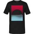 thumbnail image 1 of Hurley Flow For It - Camiseta gráfica para hombre, color negro, extragrande Hurley Camiseta gráfica, 1 of 1