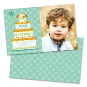 Personalized Puppy Dog Photo Kids Birthday Party Invitations
