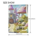 thumbnail image 3 of Pofeuu Dreamy Mushroom House Print Travel Document Organizer Passport Holder Men Women for Family (6.5 in x 4.5 in),Wallet Holder Credit Card Clutch Bag Case, 3 of 5
