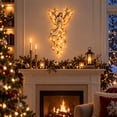 thumbnail image 4 of Angel Blessing Wall Light, 11.81 in Glowing Prayer Angel Decoration, 3D Molded Figure with Flowing LED Light for Living Room, Entryway, Fireplace Seasonal Decor, 4 of 6