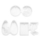 thumbnail image 1 of Molde de silicona epoxi de 3 piezas para hacer colgantes de cristal, para manualidades de resina caseras (estilo mixto), 1 of 7