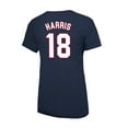 thumbnail image 2 of Icon Sports Women's Ashlyn Harris Blue USWNT Player Name & Number T-Shirt, 2 of 3