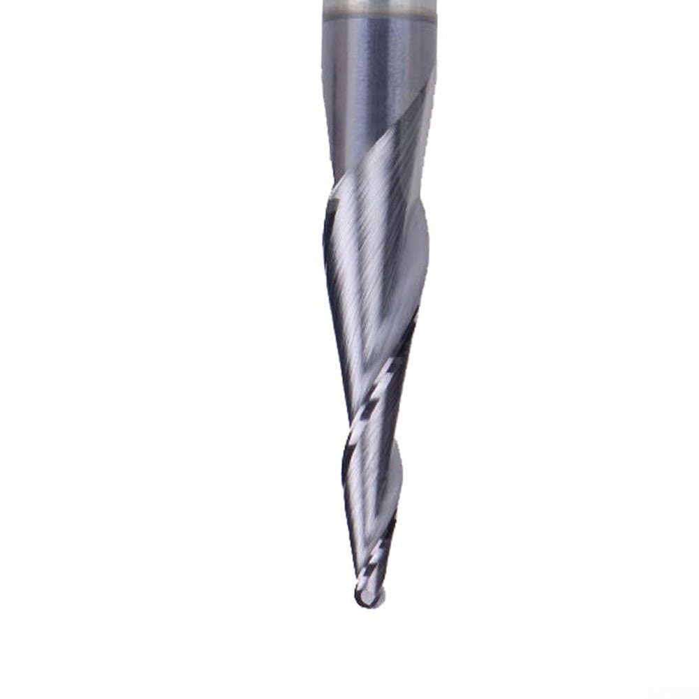 Tapered Ball Nose End Mill Carbide HRC55 R1.0*20*50-D6 5.7° For CNC Milling Bits 