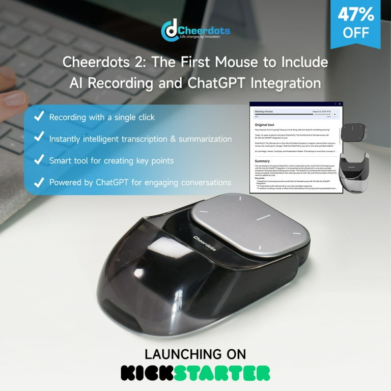 CheerTok Cheerdots 2 Wireless Touchpad All-in-one Pocket AirMouse