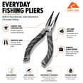 thumbnail image 2 of Ozark Trail 6-Inch Carbon Steel Fishing Pliers with Soft Grip Handle, 2 of 12