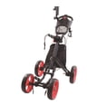 thumbnail image 3 of Almencla Golf Push Cart 4 Wheel Portable Foldable Quick Fold with Cup Umbrella Holder, 3 of 8