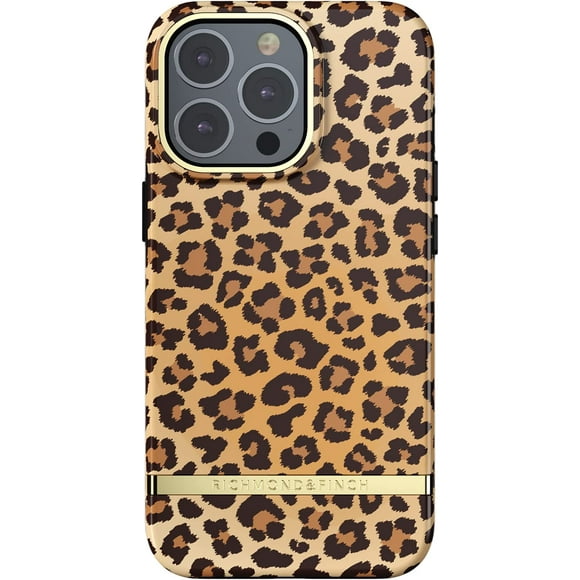 Richmond & Finch Phone Case Compatible with iPhone 13 Pro, Soft Leopard Design, 6.1 Inches, Shockproof, Raised Edges,