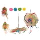 thumbnail image 4 of Juguetes Para Triturar Pájaros, Haning Bell, Juguetes Físicos Y Mentales Para Buscar Comida Para Pájaros, Hilos De Papel Coloridos, Seguros Para Periquitos, Cotorras, Cacatúas, 4 of 7