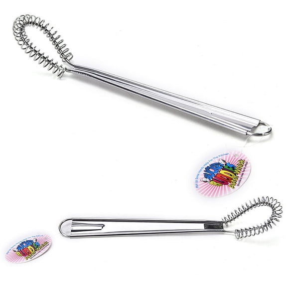 2016 New Cooking Tools Steel Egg Beater Mini Whisk Milk Frother Foamer Coffee Mixer Spring Sauce Blender Accessoire de cuisine