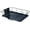 Navy, variant on Space-Saving 3-Piece Dish Drainer Rack Set with Cutlery Holder - Maximize Kitchen Countertop Space, Silver