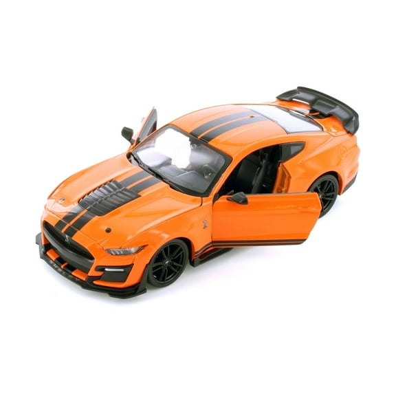2020 Ford Mustang Shelby GT500 Hardtop, Orange - Showcasts 37532 - 1/24 Scale Diecast Model Toy Car