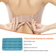 thumbnail image 5 of Extension Strap Bra Extenders Buckle Clips; Women Accessories 4 Hook Breathable Practical Accessories Adjustable Replacement 3 Rows Underwear green, 5 of 5