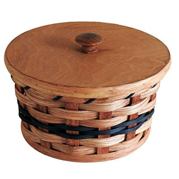 Amish Handmade Berry Basket w/Lid