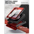 thumbnail image 6 of i-Blason Armorbox series for Samsung Galaxy Z Flip 6 / Flip 5 Case with Stand, [Built-in Screen Protector] [Hinge Protection] [Belt-Clip], Full-Body Protection Phone Case Cover, Ruddy, 6 of 11