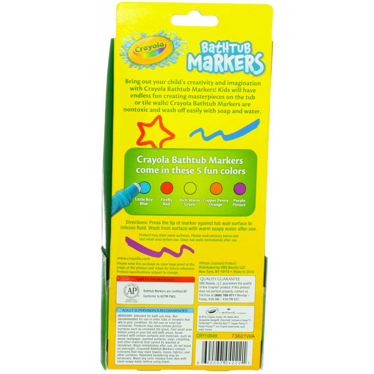 Crayola Bathtub Markers (Pack of 2)