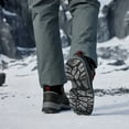thumbnail image 5 of Fittington Wide Mens Winter Boots Insulated Snow Boots Outdoor Trekking Hiking Mid Calf Shoes, Slip Resistance, 5 of 12