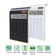thumbnail image 3 of Calculadora eléctrica para oficina en casa con pantalla LCD inclinada de 10 dígitos (roja), 3 of 5