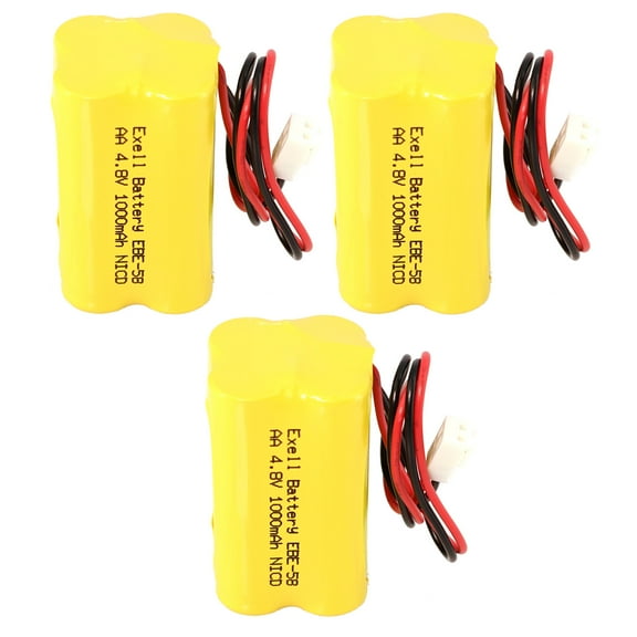 3pc Exit Light Compatible with Battery for  ANIC0938 NIC0939