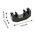thumbnail image 3 of Labymos Black & Silver Metal Cello Mute, Compact 7x3.47x2cm Practice Accessory for Cello, Lightweight 113g Replacement Part BA36, 3 of 6