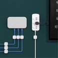 thumbnail image 4 of Paquete de 12 clips magnéticos para la gestión de cables, soporte para cable de carga eléctrica del teléfono, organizador de cables de escritorio, 4 of 4