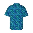 thumbnail image 3 of Daiia Snake Hawaiian Shirt for Men Gentle Cotton Regular Short Sleeve Casual-X-Large, 3 of 9