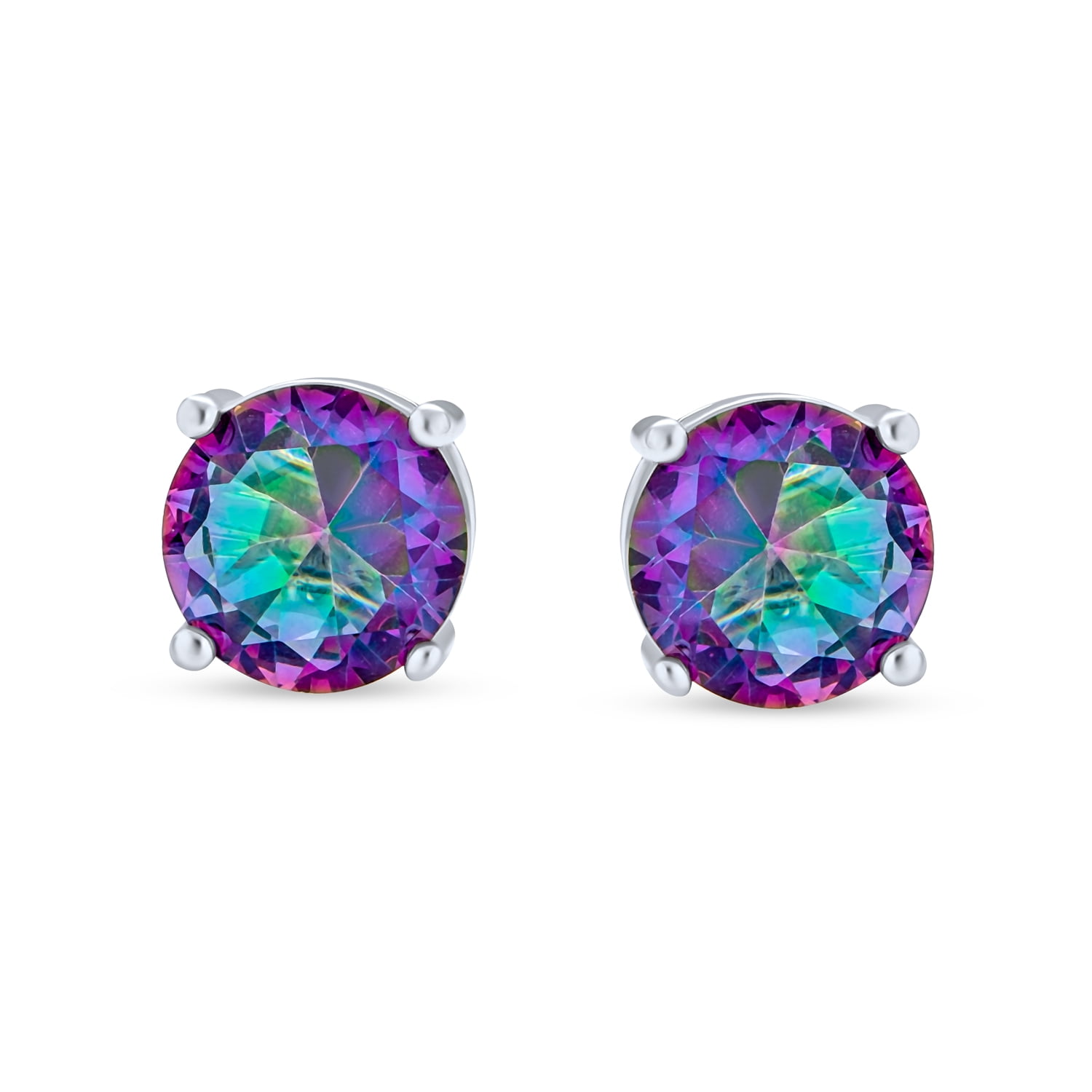 Large Rainbow Diamond Flower Earrings 66858: buy online in NYC. Best price  at TRAXNYC.