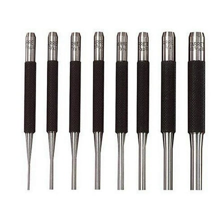 Starrett S565PC Drive Pin Punch Set (8 Pieces)