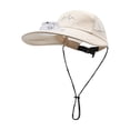 thumbnail image 2 of Apmemiss Liquidation Chapeau à Grand Bord pour Hommes avec Éventail Chapeau de Protection pour Femmes, 2 of 6