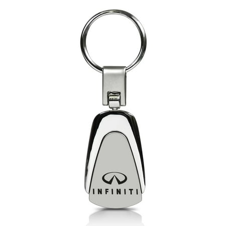 Auto Gold KC3.INF Key Chain Infiniti; Teardrop; Chrome; Stainless Steel