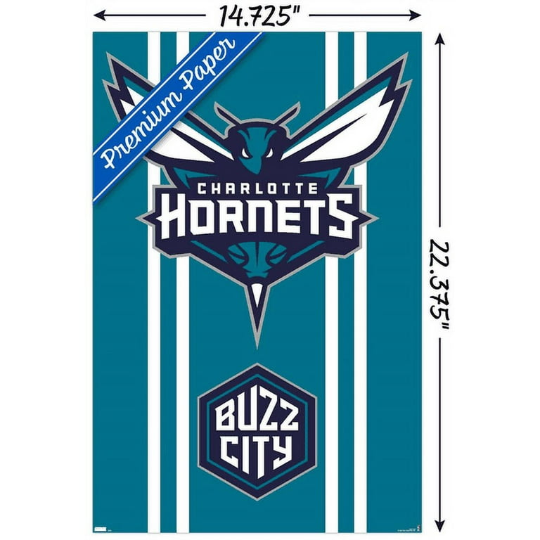 NBA Charlotte Hornets - Logo 20 Wall Poster, 14.725 x 22.375 