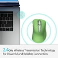 thumbnail image 4 of memzuoix Wireless Mouse, 5 Button 1400 DPI Mobile Optical Mouse, Cordless Laptop Mouse with Nano Receiver, Portable Computer Mice for PC, Desktop, MacBook, Green, 4 of 9
