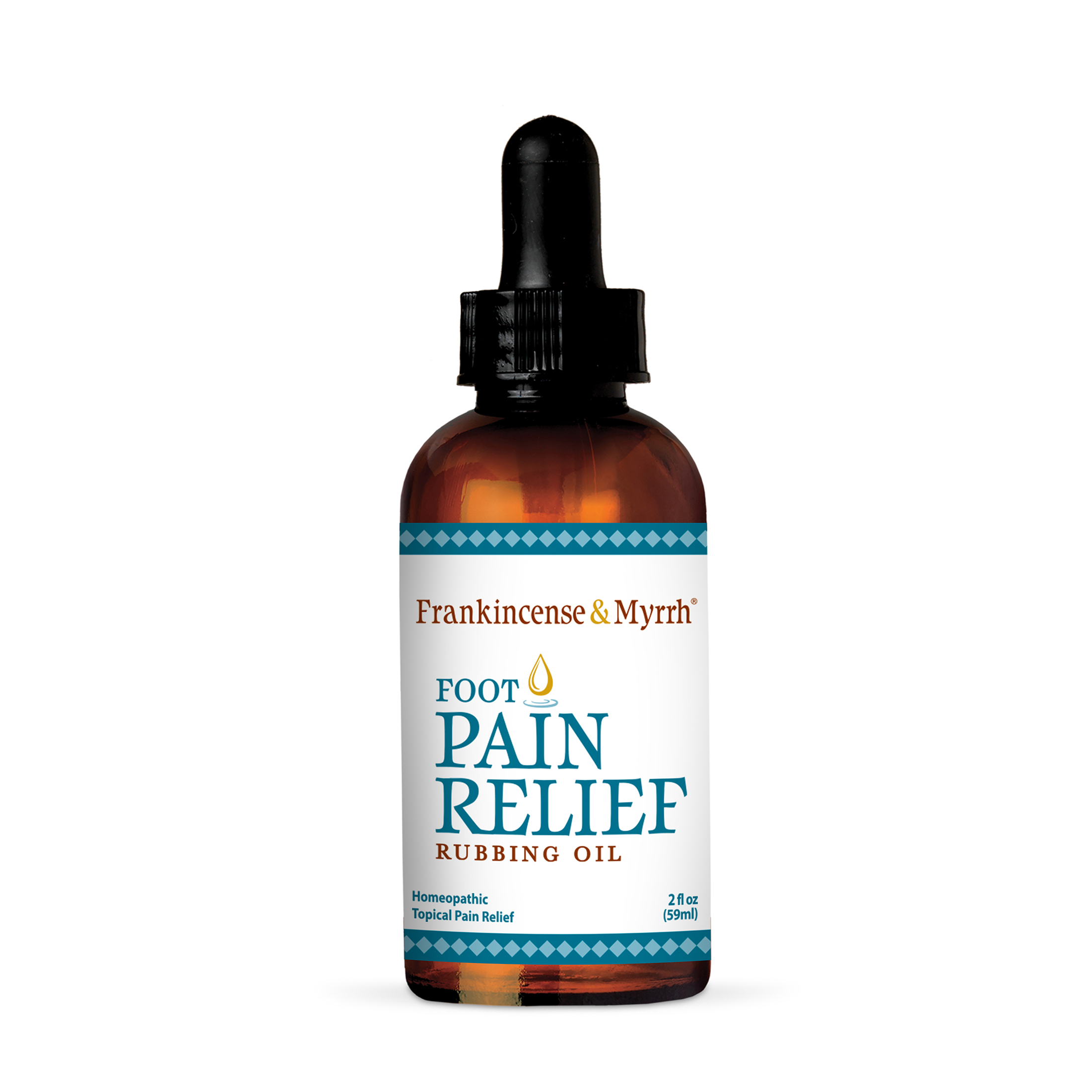 Frankincense & Myrrh Foot Pain Relief Rubbing Oil, 2fl oz