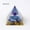 D, variant on TopLLC Styles Pyramids Crystal Crushed Stone Pyramids Home Crafts Resin Ornaments Bar Decoration 5cm the Crystal