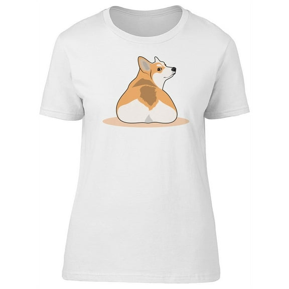 Cute Corgi Dog Lovely Butty T-Shirt Women -Image by Shutterstock, Female Small