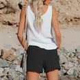 thumbnail image 5 of Bovemsi Thigh Society Cooling Shorts for Women Fashion Casual High Waist Pants Straight Leg Sports Loose Hiking Shorts, 5 of 9