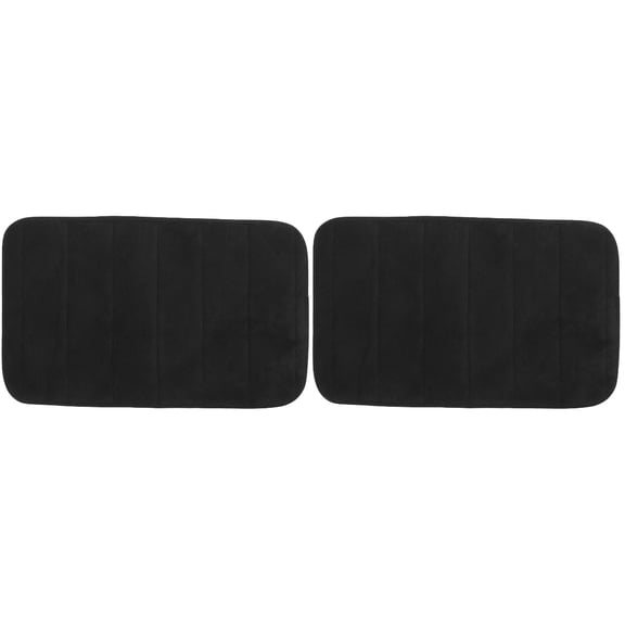 2-Pack Non- Coral Fleece Bath Mats for Bathroom, Soft Shower Rugs, Small Area Carpet, Absorbent and